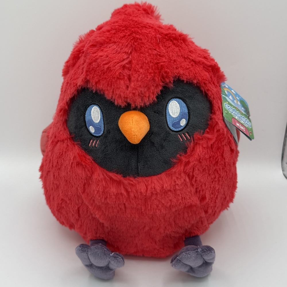 Squishable Mini Cardinal Plush Red 10" Soft Plushie Stuffed Animal Bird NWT - Picture 5 of 12
